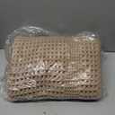 AMOAMI Waffle Bath-Mat, 24"x36" Super Absorbent Bath Mats for Bathroom Non Slip, Machine Washable Bathroom Rugs with Tassels Ultra Soft Boho Bath Rugs for Floor Beige