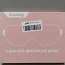 Heated Eye Mask - Cordless Eye Mask for Dry Eyes, Eye Relief, Improved Sleep, Washable Eye Heating pad for Travel and with Replaceable Shell