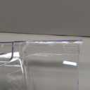 4 Pack Clear Acrylic Single Pocket, Plastic Hanging Wall Mount File Holder for Office Home, Clear