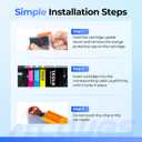 910XL Ink Cartridges for HP Printers Compatible with HP 910 Ink Cartridges Combo Pack 910 XL Ink 910XL Black and Color Combo Pack Use with OfficeJet 8020 8025 8035 Printers (4 Pack)