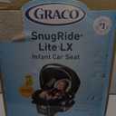 Graco SnugRide Lite LX Infant Car Seat, Rear-Facing, Lightweight, Adjustable Base, Easy Install, Studio