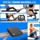 7 x MAUMI Rowing Machine Seat Cushion Seat Pad for Concept 2 Rowing Machine D Waterrower and Any Other Rower - Accessories for Training on Rowerg Row Machine and Water Rower Rowing Machine