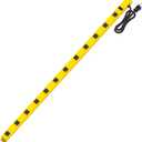 TiFFCOFiO Metal Power Strip, 12 Widely Space Outlets, Wall Mountable Power Strip Surge Protector, 6 FT Extension Cord,15A/1875W, ETL Listed