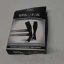 Physix Gear Compression Socks 20-30 mmHg - Men & Women - Running, Nurses, Shin Splints, Flight, Travel (Black/Grey)