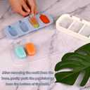 WMKGG 1.2 oz Super Mini Popsicle Silicone Molds for Kids, 2 PCS Classic Homemade Ice Pop Molds With Sticks and Lid, Stackable Ice Cream Molds