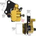 Front Hydraulic Disc Brake Caliper for 90 110 125cc Dirt Pit Bike Peace,Taotao,SSR,SDG,Lifan
