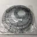 5 Pieces Christmas Metal Wreath Frame Ring Round DIY Macrame Floral Crafts Wire Wreath Form Christmas Decoration Door Craft (Deep Green, 12 Inch, 8 Inch)