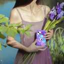 Hocase for iPhone 15 Plus Case, Heavy Duty Shockproof Protection Soft Silicone Rubber Bumper+Hard Plastic Hybrid Protective Case for iPhone 15 Plus 6.7" 2023 - When Purple Meets Blue