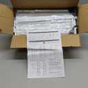 bukfen Over the Door Pantry Organizer,8-Tier Adjustable Basket Kitchen Pantry Door Organization and Storage, Heavy-Duty Metal Hanging Kitchen Spice Rack,D6.3 x W17.32 x H66.93 inch,White Marble Color