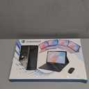 TUNKARMOR for iPad 9th / 8th / 7th Generation 10.2 inch & iPad Air 3rd Gen & iPad Pro 10.5 inch Case with Keyboard 7 Color Backlit - Built in Pencil Holder with Mouse (Black)