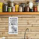 Maltese Dog Dish Tea Towels, 16x24 Inch, 100% Cotton Waffle Weave, Absorbent & Fast Drying, Perfect for Kitchen Decor & Gifts