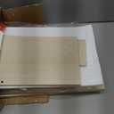 Huuger Folding Desk with Storage Shelf, 31.5 Inch Foldable Computer Table for Small Spaces, Space Saving Sofa Table for Couch, Writing Work Office Computer Desk, Easy to Fold, Oak