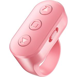 Scrolling Ring Remote for TikTok YouTube IG Shorts Video Landscape Portrait, Fingertip Wireless Scroller Page Turner Clicker for Kindle APP Compatible with iPhone iPad Android Phone Tablet