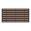 2 ft. x 4 ft. Boardwalk Umber Decorative Screen Panel 2