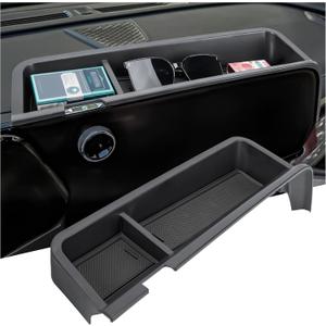 Center Console Organizer Dashboard Tray Compatible with 2024-2026 Chevy Traverse Accessories, Dashboard Storage Box for Sunglasses (Not Compatible with 2024 Chevy Traverse Limited)