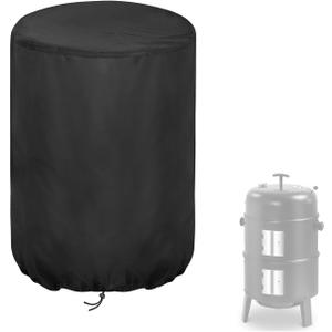 Smoker Cover for Master Cook 16 inch Charcoal Smoker, Waterproof Outdoor Smoker BBQ Cover Vertical Smoker Cover - 16" D x 32" H
