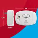First Alert CO606, Plug-In Carbon Monoxide (CO) Detector, Hardwired Alarm with Battery Backup, 3-Pack