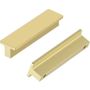 Goldenwarm 10 Pack 3 Inch Kitchen Cabinet Handles Matte Gold Drawer Pulls for Bathroom Gold Cabinet Handles Dresser Drawer Hardware (3in Hole Centers)