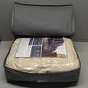 Uttermara Weighted Blankets for Adults Full Size, 12lbs 60x80 inches Blanket with Soft Warm Plush Jacquard Sherpa, Washable Thick Heavy Throw for Sleep, Anxiety and Calming, Khaki