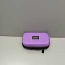 Insulin Cooler Travel Case TSA Approved Refrigerated Medicine Cooler for Travel w/Thermometer Temperature Diabetic Case w/2 Reusable Ice Packs for Daily Life Trip (Purple)