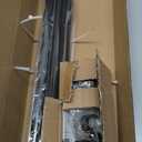 Brown Curtain Rods for Windows 28 to 48 Inches Adjustable Length Heavy Duty 7/8" Diameter Window Curtain Rod with Decorative Finials for Outdoor Farmhouse Bedroom Kitchen Living Room (18"-60"|1 Pack)