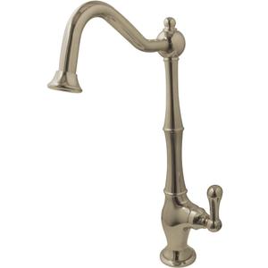 KINGSTON BRASS KS1198AL Heritage Cold Water Filtration Faucet, Brushed Nickel, 0.25