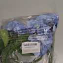 DILATATA 21" Fake Hydrangea Long Stems Silk Hydrangea Flowers for Home Table Centerpieces Artificial Flowers Arrangements Wedding Bouquets DIY Decorations-3Pcs Blue Hydrangeas