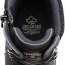 DECARSDZ Men's Fashion Lace-up Casual Chukka Boots for Men Zipper Boot (11, Grey-no Fur)