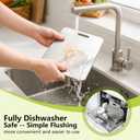 Titanium Cutting Boards For Kitchen, 100% Pure Cut Titanium Cutting Board, Food Grade Quality, Double-sided non-toxic, Easy To Clean, Dishwasher Safe And Will Not Absorb Odors(14L*10W)