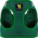 EcoBark Step in Dog Harness  Reflective Soft Luxurious Mesh Dog Harnesses for XXS, XS, Small, and Medium Dogs  EcoFriendly Comfort Secure Halter No Pull Adjustable Pet Vest (Forest Green, Medium)