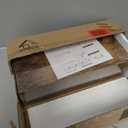 QEEIG Floating Shelves for Wall Bathroom Shelf Bedroom Kitchen Living Room Hanging Book Shelves Small Farmhouse Decor 16 inch Set of 3, Rustic Brown (015-BN3)