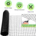 Windyun 2 Rolls 2'x100' Plastic Mesh Fence for Garden