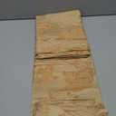 SASTYBALE Fall Tablecloths for Rectangle Tables 60 x 84 Inch, Maple Leaves Jacquard Damask Tablecloth, Vintage Spill-Proof Wrinkle Free Table Covers for Autumn Harvest & Thanksgiving, Beige/Gold