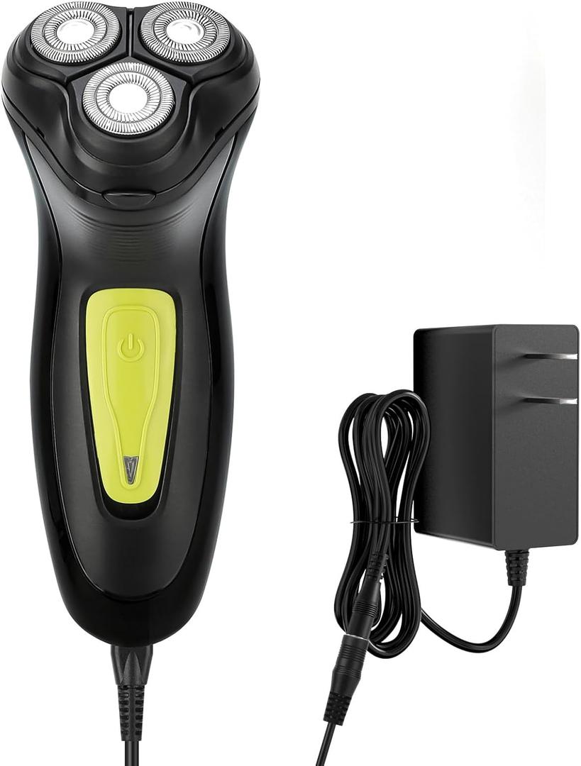 BlueFire Head Shaver for Bald Men, Corded 3D Electric Rotary Shavers with Pop-up Trimmer,Bald Head Close Shaver for Men, Rotary Shaver Electric Dry Shave