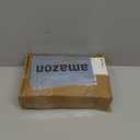 Ravinte 10 Pack 5 Pairs Short Arm Kitchen Cabinet Hinges for 1/2 Inch Overlay Cabinet, Brushed Nickel 105 Degree Opening Angle Hinges, Soft Close Concealed with Mounting Screws for Face Frame Door