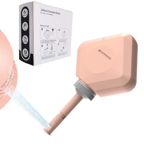 Portable Bidet for Toilet or Travel, Handheld Bidet for Postpartum Perineal Care,Hemorrhoid Treatment,and Baby,Elderly,Sprayer,Bio, Personal bidets (Orange+Pink)