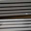 Art3d 4-Piece Wood Slat Acoustic Panels for Stylish Decor and Noise Reduction, 3D Textured Panel for Ceiling and Wall, Brushed Silver (4Pcs - 94.5 * 7.9 inch)