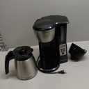 BLACK+DECKER 12 Cup Thermal Programmable Coffee Maker with Brew Strength and VORTEX Technology, Black/Steel