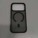 SUPFINE Magnetic for iPhone 17 Pro Case (Compatible with MagSafe)(Military Grade Drop Protection) Translucent Matte Shockproof with Anti-Fingerprint Phone Cover,Black