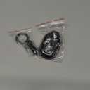 Tukellen for Honda Key Fob Cover Leather,with Keychain Compatible with 2022 2023 2024 2025 Accord Civic HR-V CR-V Pilot,5 Buttons smart Remote Key-Black(Red line)