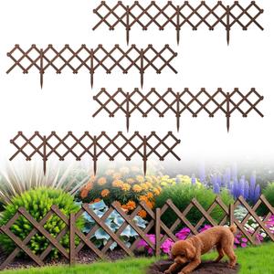Expandable Garden Fence, Wood Lattice Panels for Outside, Trellis for Climbing Plants Outdoor for Climbing Plants Such as Ivy and Roses, As Well as Decorating Garden Terraces and Rooms (2)