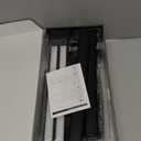 LED Desk Lamp for Home Office, 24W Bright Desk Lamp with Phone Holder Base - 25 Lighting Modes Eye-Caring Desk Light Adjustable Gooseneck Lamp for Workbench Drafting Reading Study (Black)