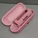 JCHPINE Silicone Cover and Hard Carrying Case for JBL Flip 7 Portable Speaker, Carrier Accessories for JBL Flip 7 Silicone Case with Handle and Shoulder Strap (Pink)