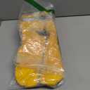 FUAMEY Dog Coat for Small Dogs,Waterproof Dog Winter Jacket with Harness Built in Puppy Cold Weather Coats Reflective Pet Vest with Zipper Warm Fleece Dogs Snowsuit Windproof Yellow Small