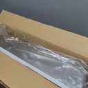 Stainless Steel Litter Box | XL Enclosed Cat Litter Boxes with Lid for Big Cats | High Sided, Anti-Urine Leakage | Non-Stick Bottom & Includes Litter Mat & Metal Scoop (Silver Gray)