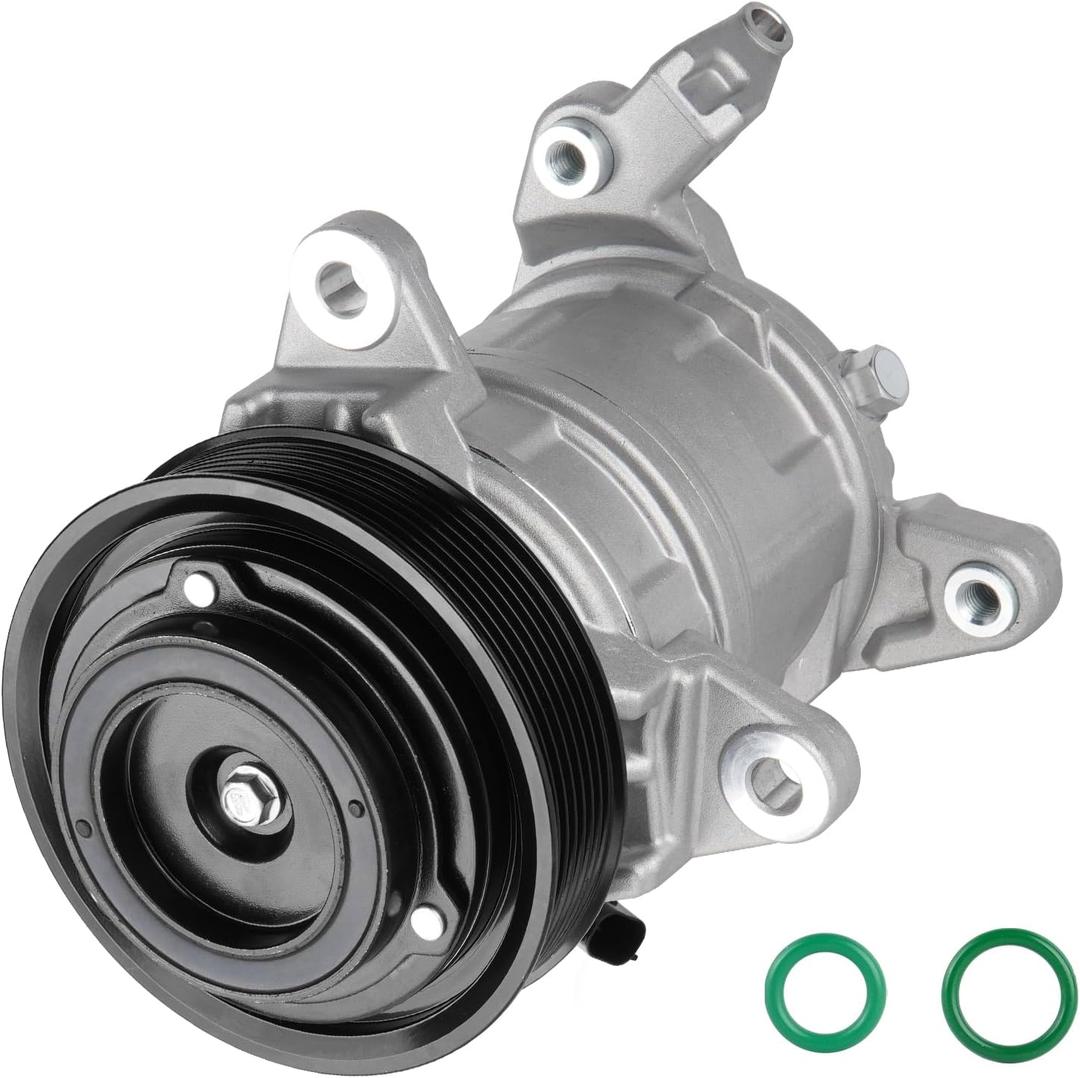 TadaMark Air Conditioner AC Compressor with Clutch Fit for Dodge Ram 1500 2500 3500 5.7L 2003 2004 2005 2006 2007 2008, fit for Dodge Ram 1500 4.7L 2006 Note: Only fit Ram Pickup