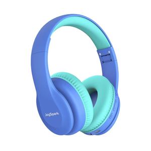 Kids Bluetooth Headphones, Lightweight Wireless Headphones for Kids, 85/94dB Volume Limited, 60 Hours Playtime, Bluetooth 5.3, Over-Ear Toddler Headsets with Built-in Mic-Blue