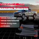 3" Drop Lowering Shackle Rear Kit: for Silverado Chevy GMC Sierra 2500HD 3500HD 1500HD 2WD 4WD 2001-2010 Leaf Spring Suspension Shackles Replaces 410730 More Stable Horizontal Comfortable (410730)
