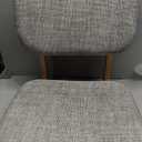 ROOM ESSENCE Zen Floor Chair, Beige, Beech Wood Frame, D:22.05" x W:19.69" x H:20.48" x SH:4.73" (56x50x52x12cm), NOC-51BE