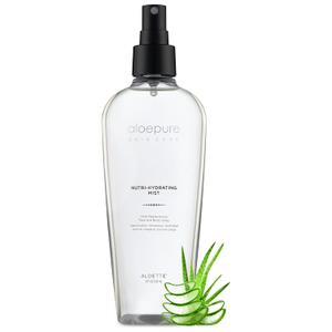 Aloette Nutri-Hydrating Mist After Sun Spray  Aloe Vera Facial & Body Mist with Silk Amino Acids, Vitamins A, E, C & B5  Hydrating Face, Neck & Skin Spray for a Glowing Complexion  8oz